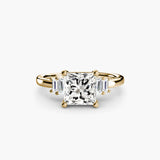 Baguette Accent Solitaire