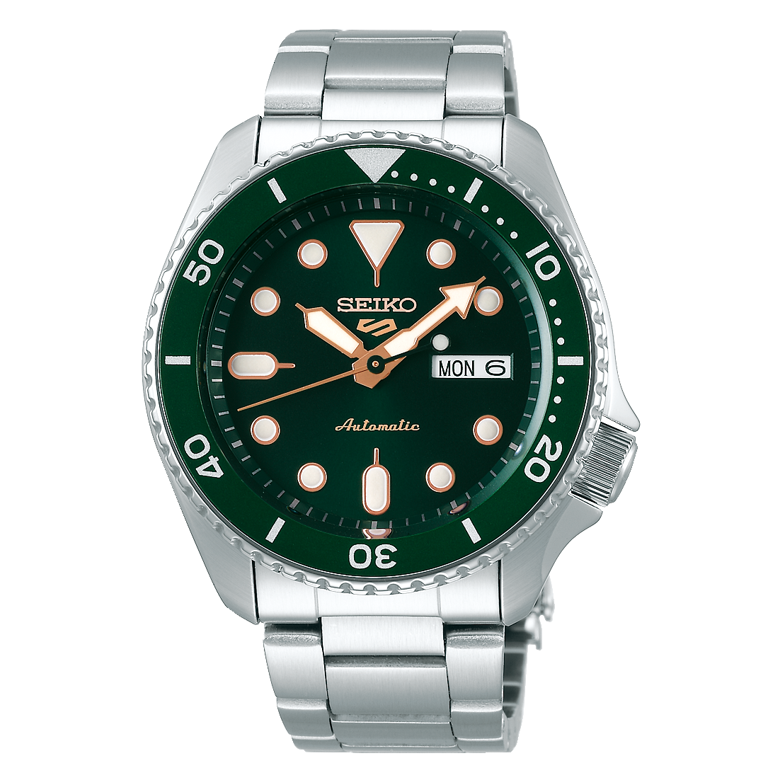 SEIKO 5 SPORTS AUTOMATIC WATCH IN GREEN SRPD63K1
