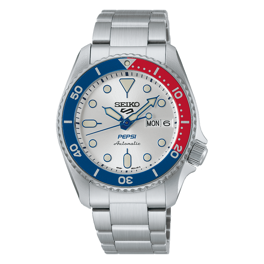Seiko 5 Sports x Pepsi® Limited Edition Limited edition of 7,000 pieces SRPL99