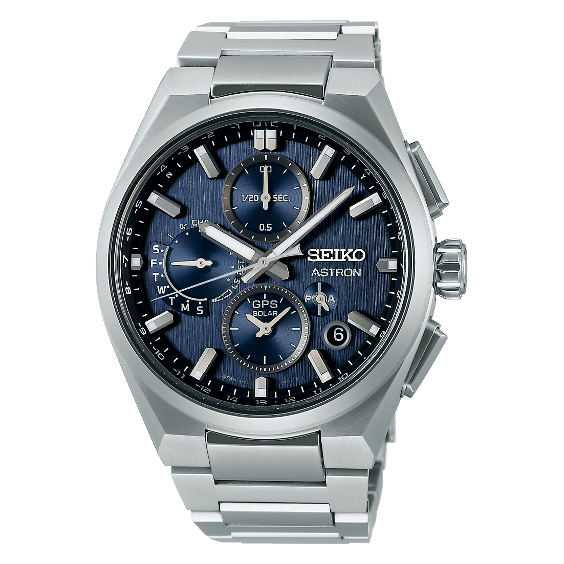 Seiko Astron GPS Solar Dual Time Chronograph SSH161