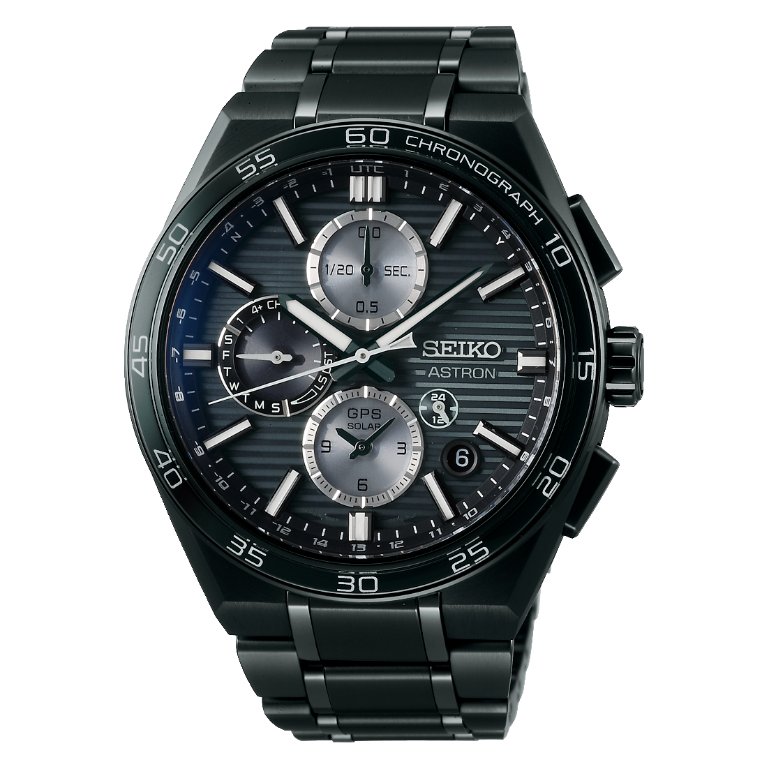 Seiko Astron GPS Solar Dual-Time Chronograph SSH179