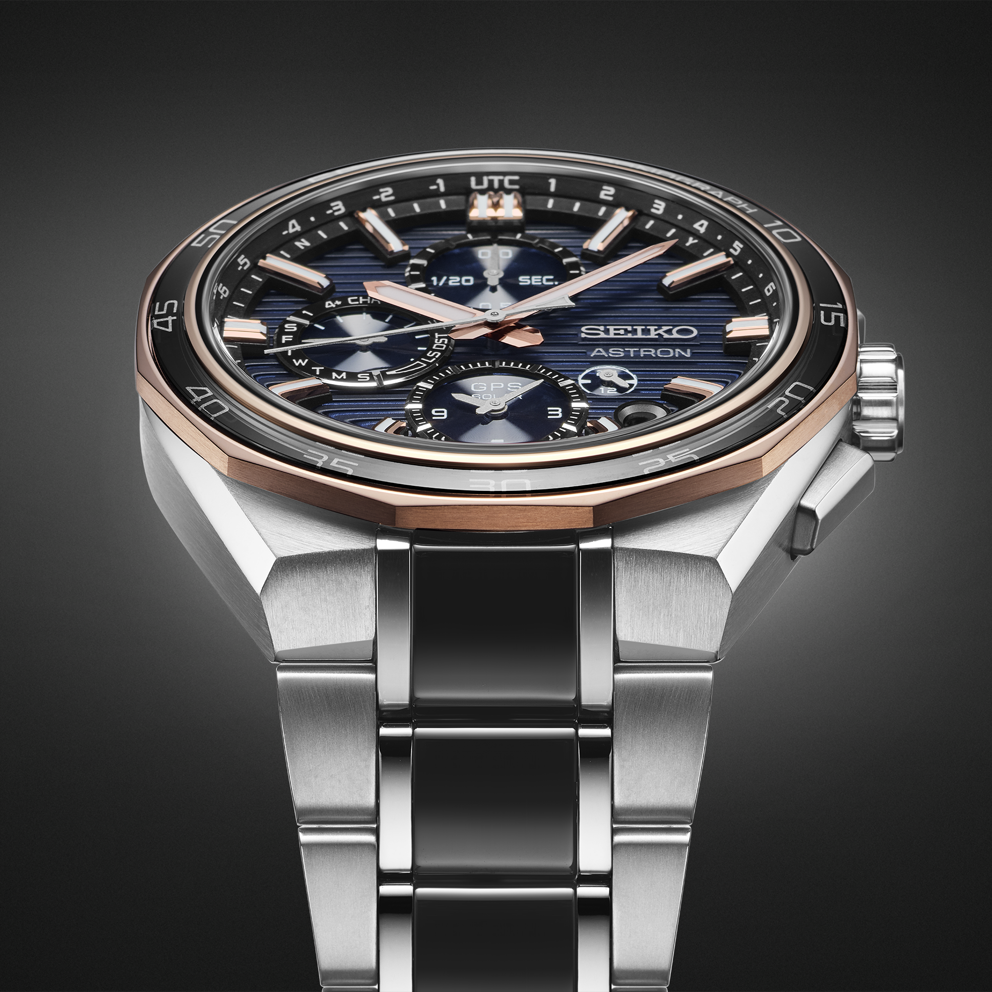 Seiko Astron GPS Solar Dual-Time Chronograph Limited Edition SSH180