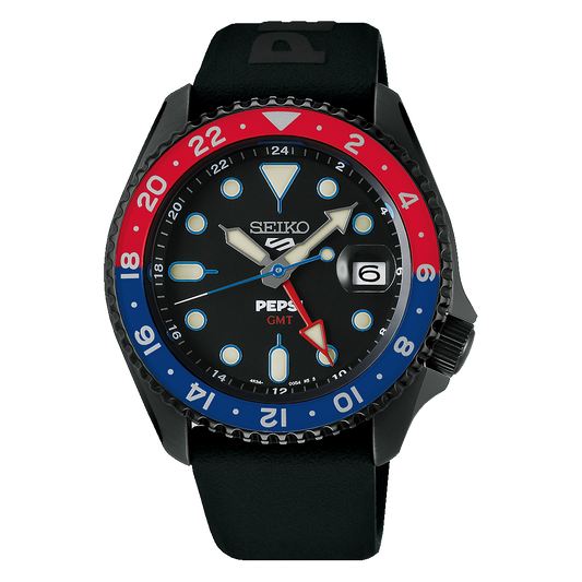 Seiko 5 Sports x Pepsi® Limited Edition Limited edition of 7,000 pieces SSK047