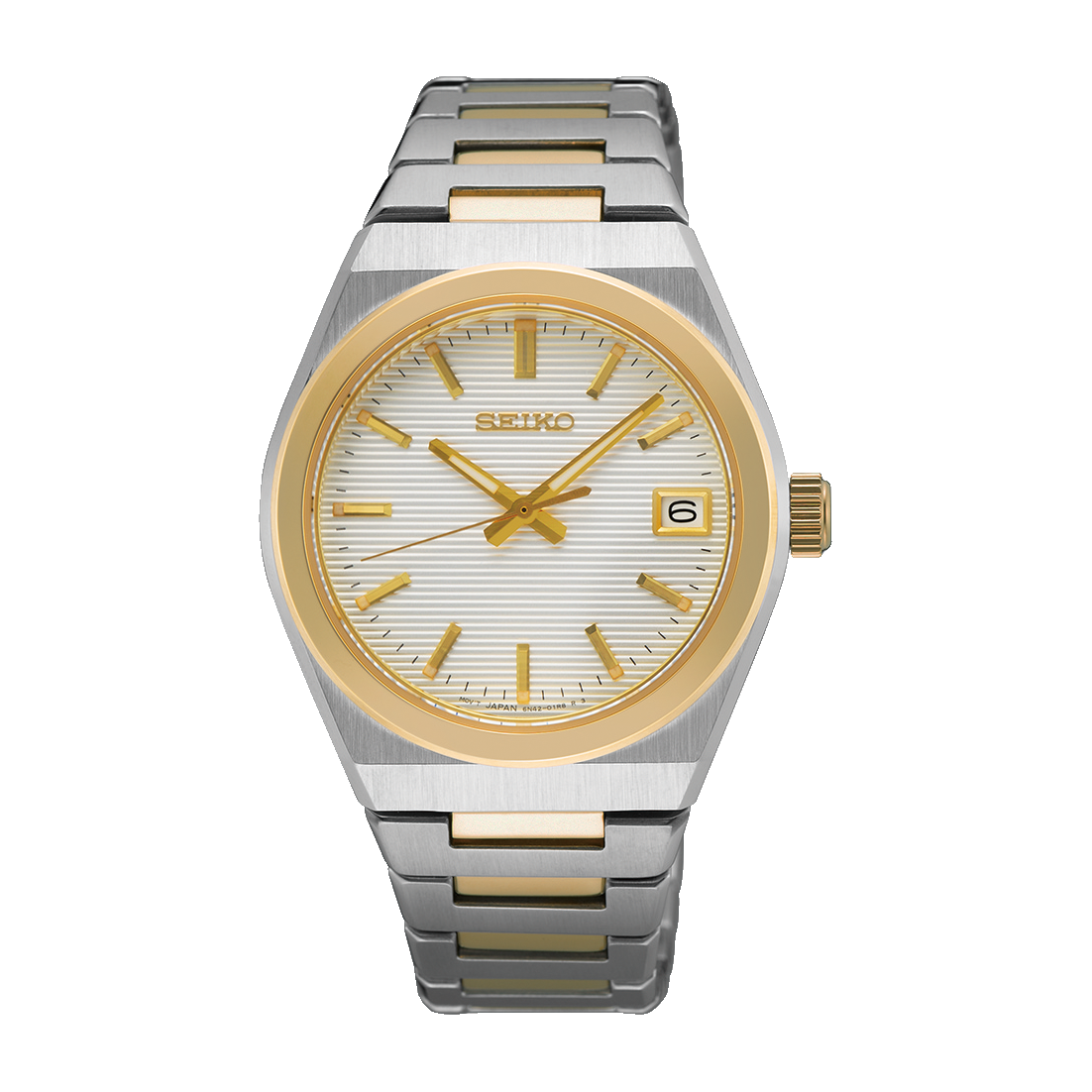 SEIKO QUARTZ CLASSIC TWO TONE SUR578P1