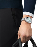 TISSOT GENTLEMEN POWERMATIC 80 ICE BLUE DIAL WATCH-T127.407.11.351.00
