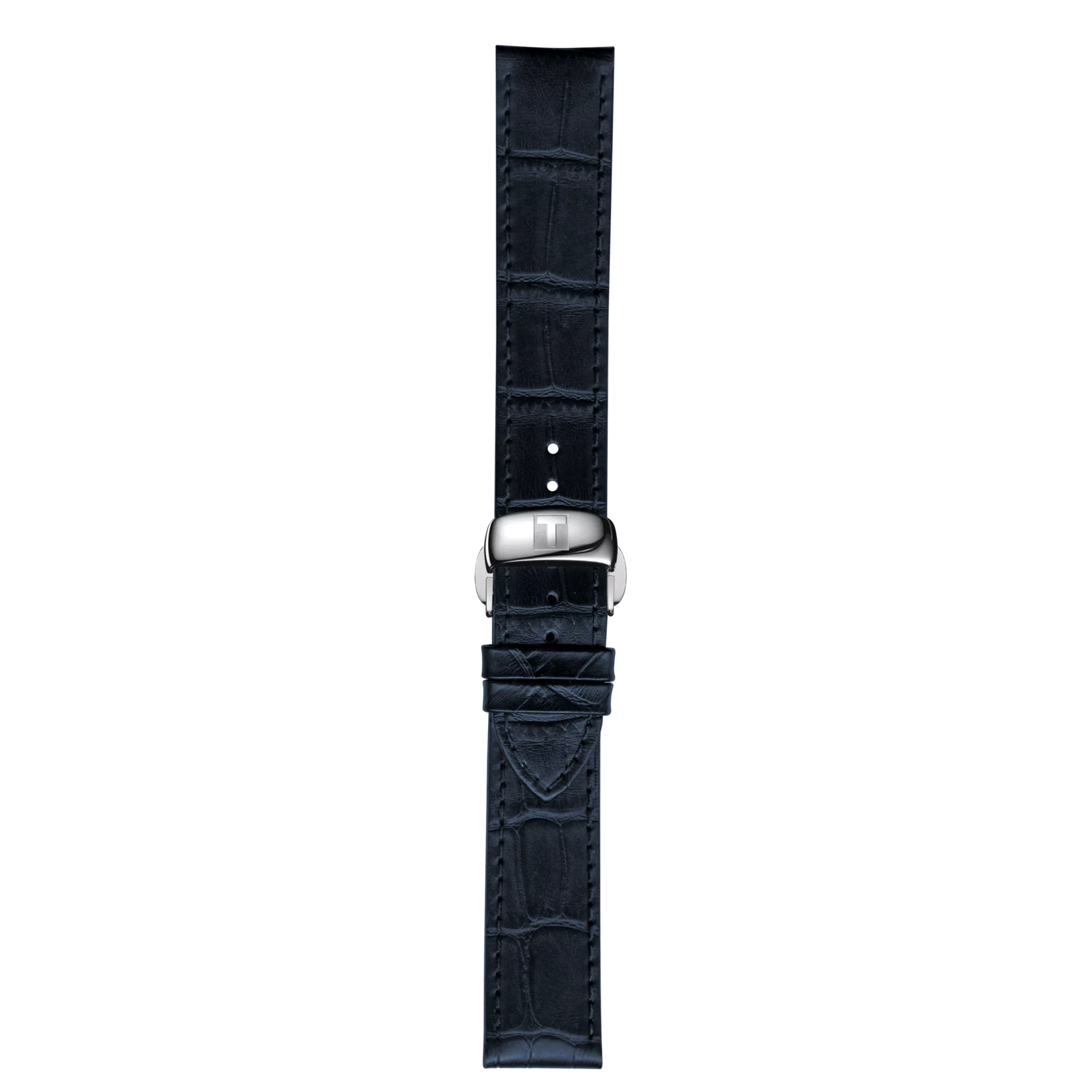 Tissot official blue leather strap lugs 19 mm T852032781