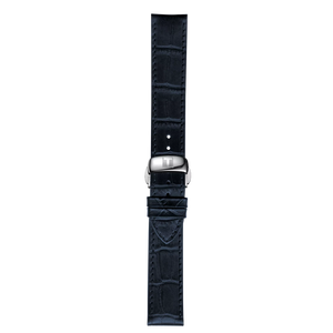 Tissot official blue leather strap lugs 19 mm T852032781