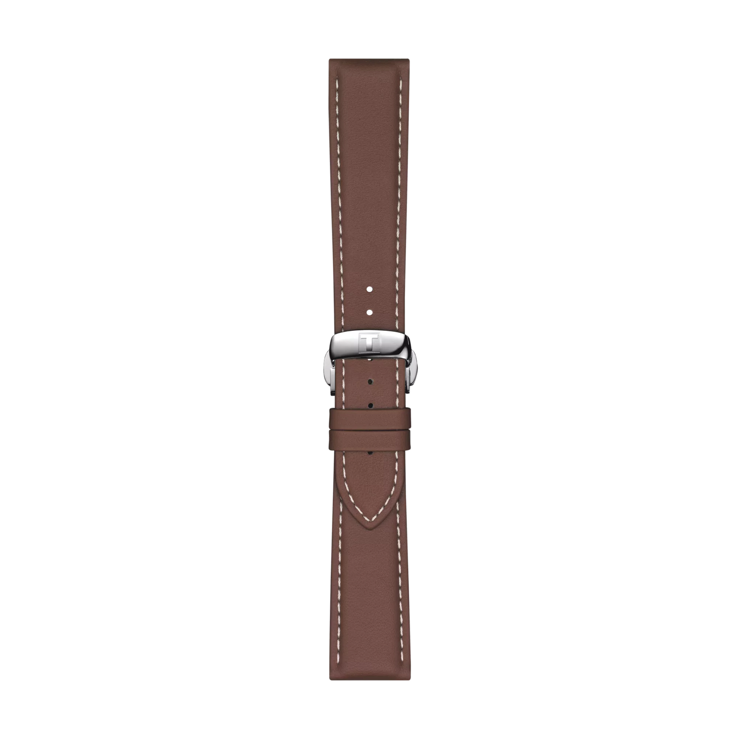Tissot official brown leather strap lugs 21 mm T852044597