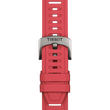 TISSOT OFFICIAL RED SILICONE STRAP LUGS 21 MM T852049243