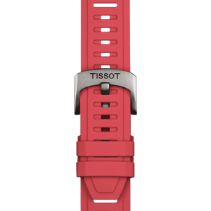 TISSOT OFFICIAL RED SILICONE STRAP LUGS 21 MM T852049243