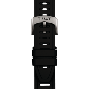 TISSOT OFFICIAL BLACK SILICONE LUGS 21 MM XS T852049249