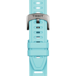 TISSOT OFFICIAL ICE BLUE SILICONE STRAP LUGS 21 MM XS T852049329