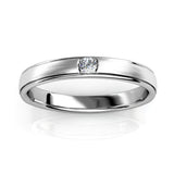 Modern Bezel Diamond Ring