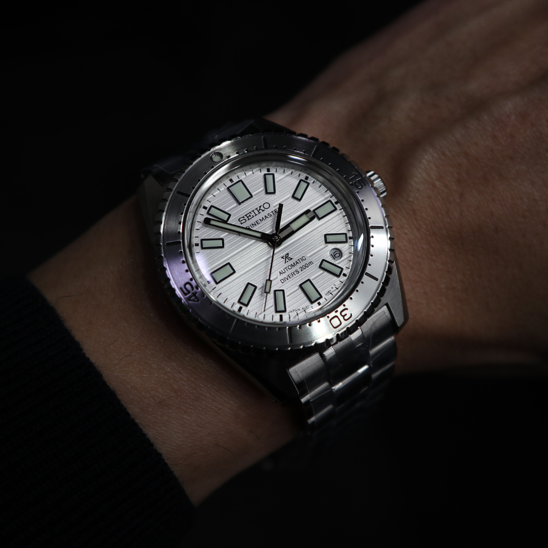 Seiko Prospex Black ‘High Water’ Marinemaster 1965 Reinterpretation Diver SJE097J1