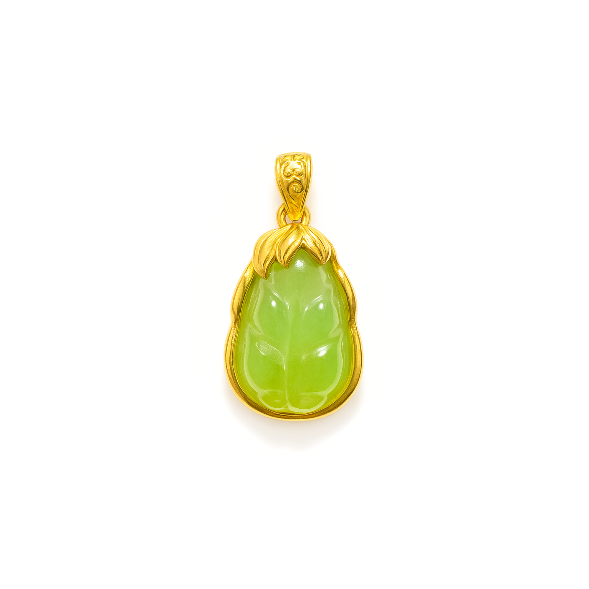 24K Hetian Jade Pendant