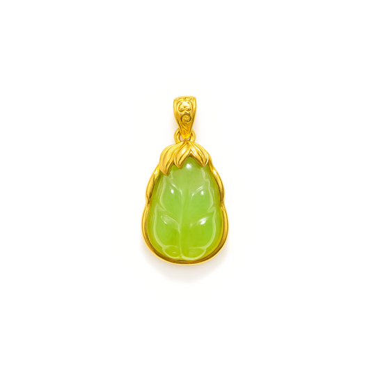 24K Hetian Jade Pendant
