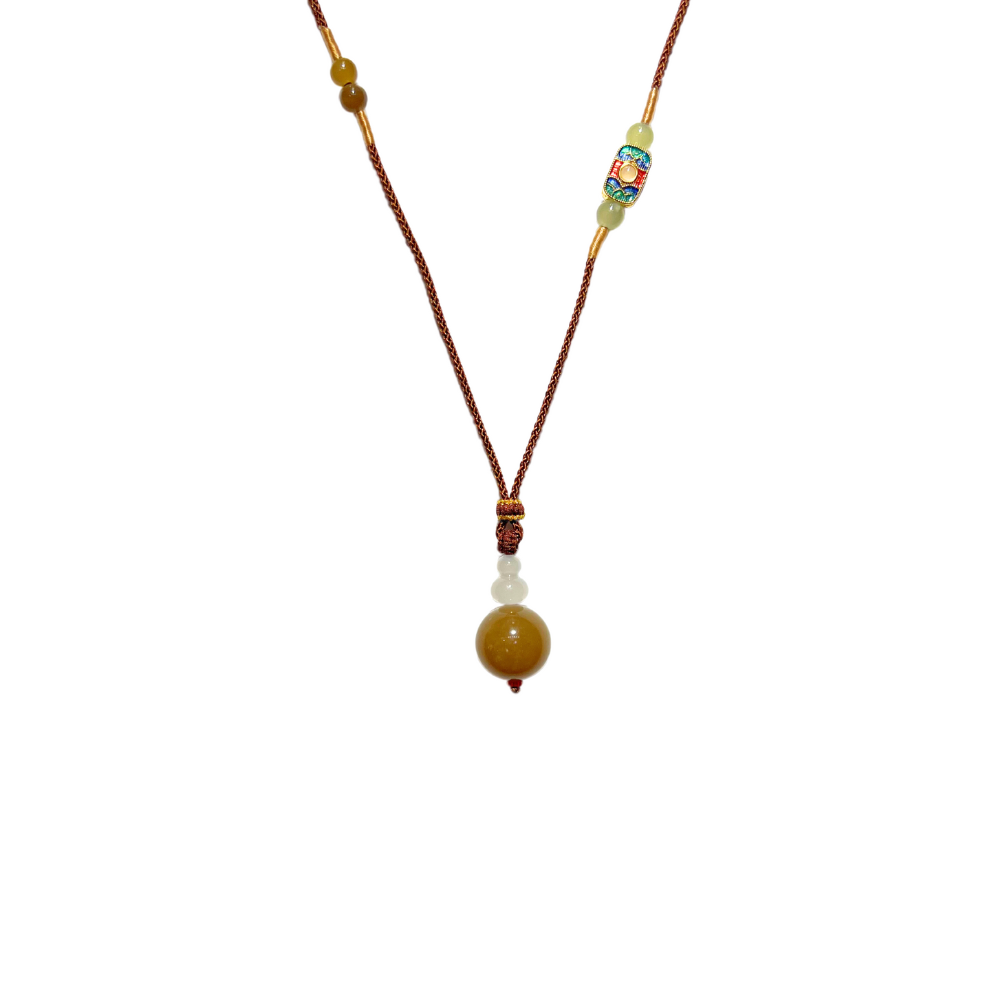 24K Hetian Jade Necklace