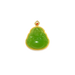 24K Hetian Jade Pendant (Laughing Buddha)
