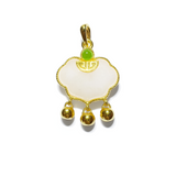 24K Hetian Jade Pendant (Auspicious Cloud)