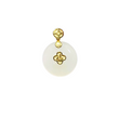 24K Hetian Jade Pendant (Peace buckle)