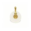 24K Hetian Jade Pendant (Peace buckle)