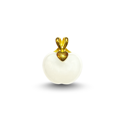 24K Hetian Jade Pendant (Apple)