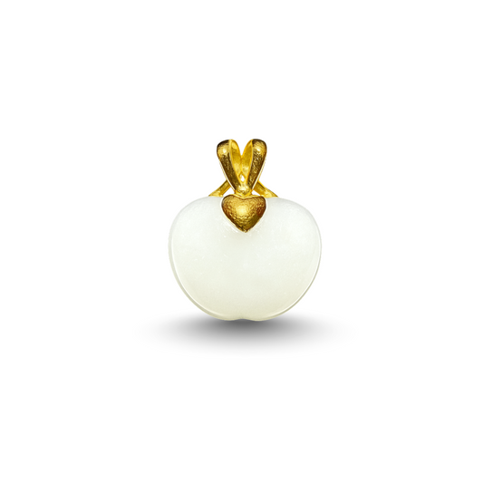 24K Hetian Jade Pendant (Apple)