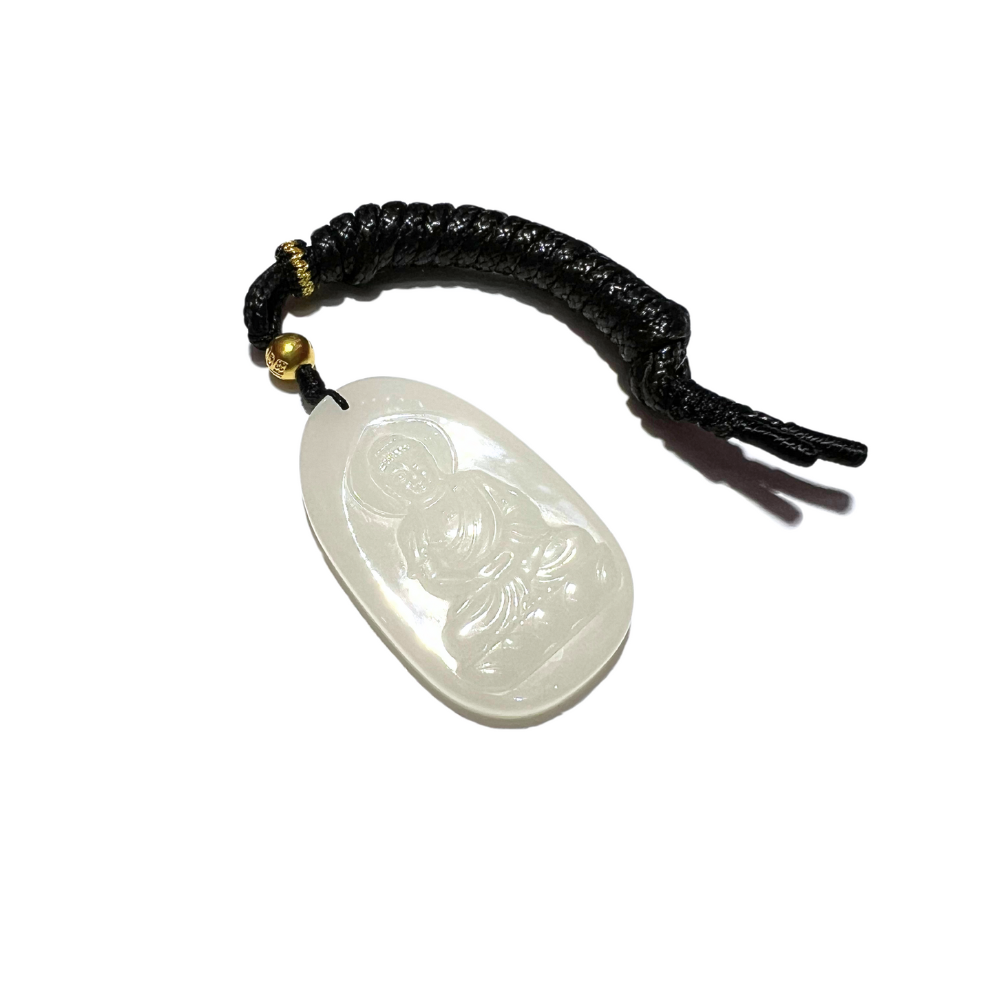 24K Hetian Jade Necklace (Buddha)
