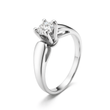 White Gold Classic Solitaire Diamond Engagement Ring