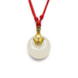 24K Hetian Jade Pendant (peace buckle)