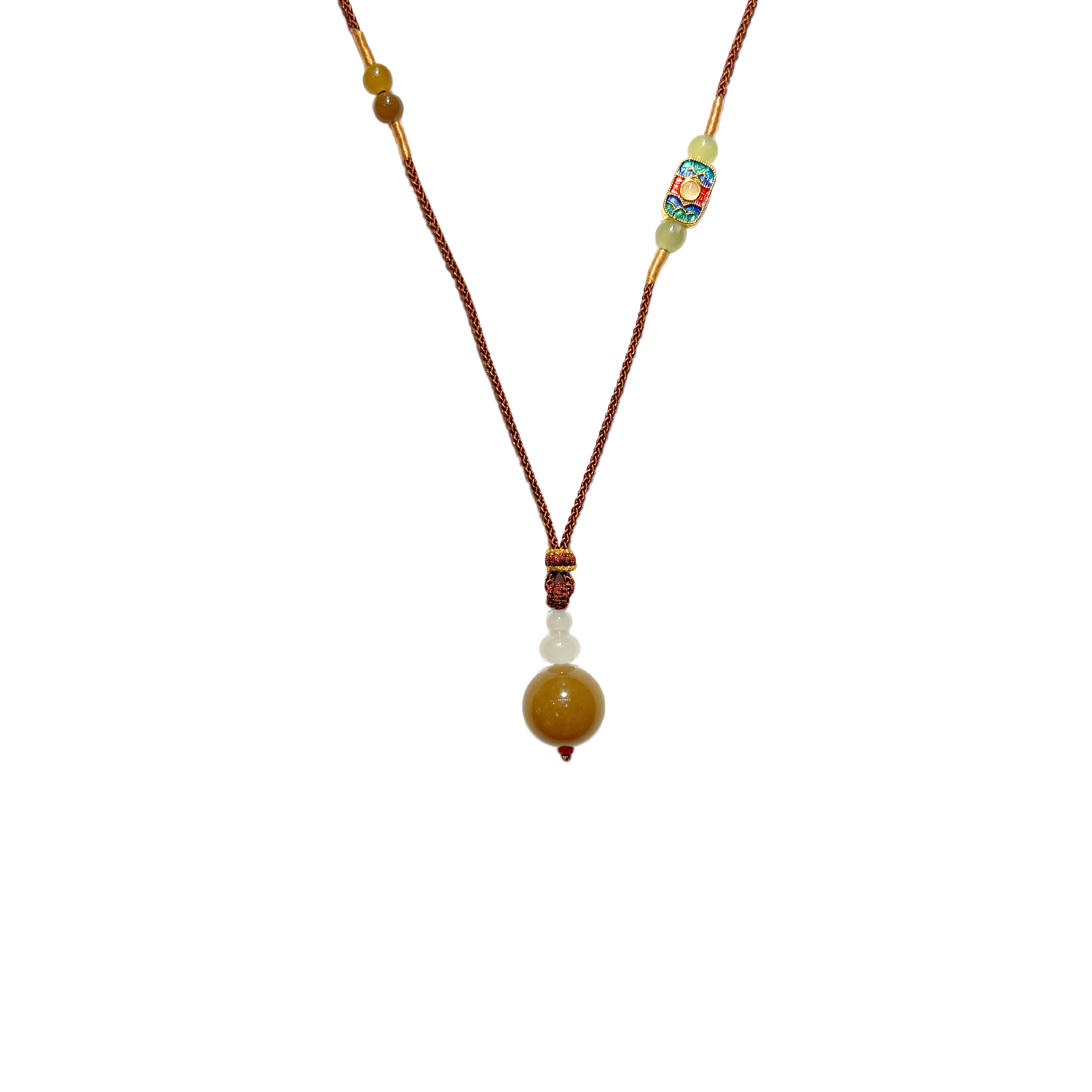 24K Hetian Jade Necklace