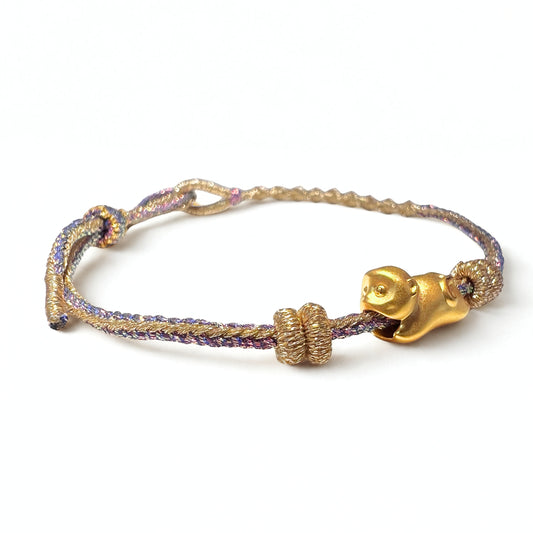 24K Gold Zodiac Monkey Bracelet