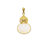 24K Hetian Jade Pendant (Calabash)