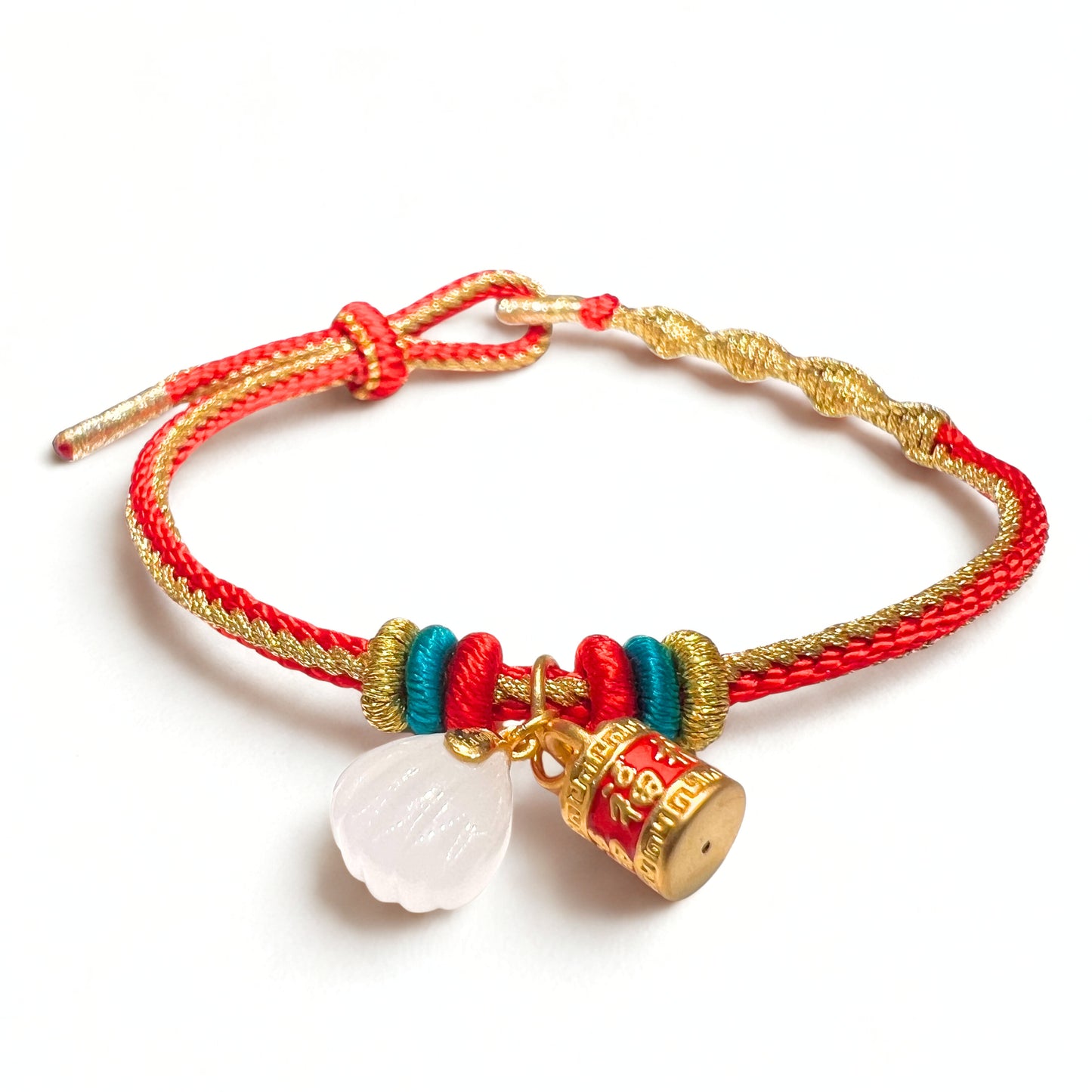 24K Gold Hetian Jade Bracelet