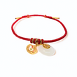 24K Gold Hetian Jade Bracelet Chinese Zodiac (Horse)