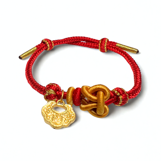 24K Gold Bracelet (Longevity Lock)