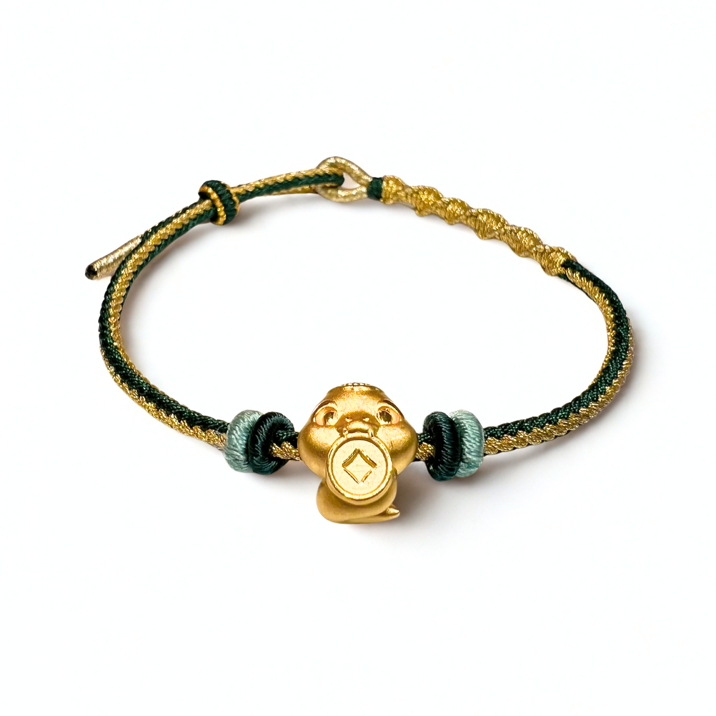 24K Gold Bracelet Chinese Zodiac (Snake)