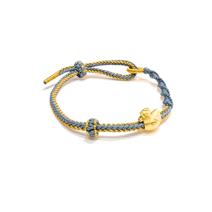 24 Gold Zodiac Bracelet (Rooster)