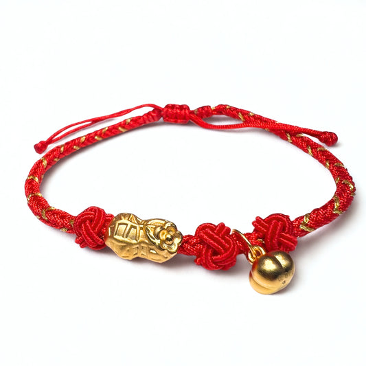 24 Gold Peanut Bracelet