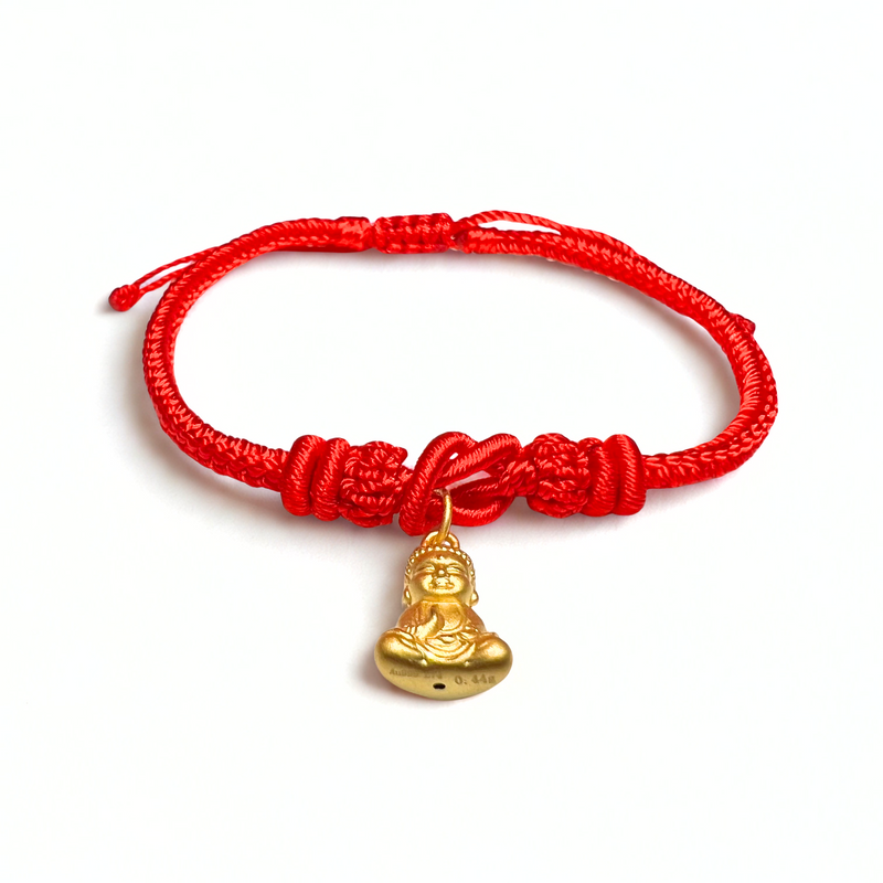 24K Gold Bracelet (Buddha)