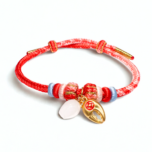 24K Gold Hetian Jade Bracelet (Lobster Claw)