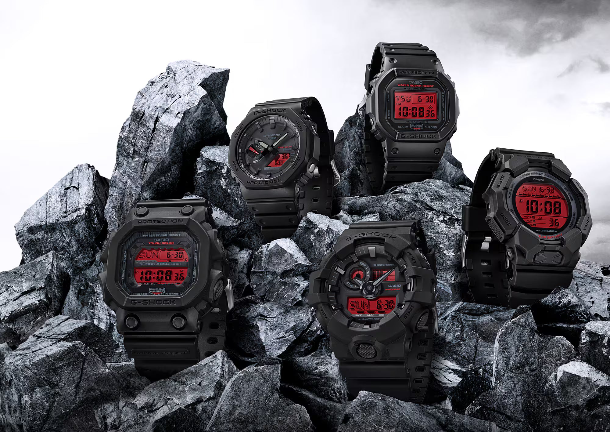 Casio G-Shock Watch DIGITAL GD-010 SERIES GD-010BBR-1