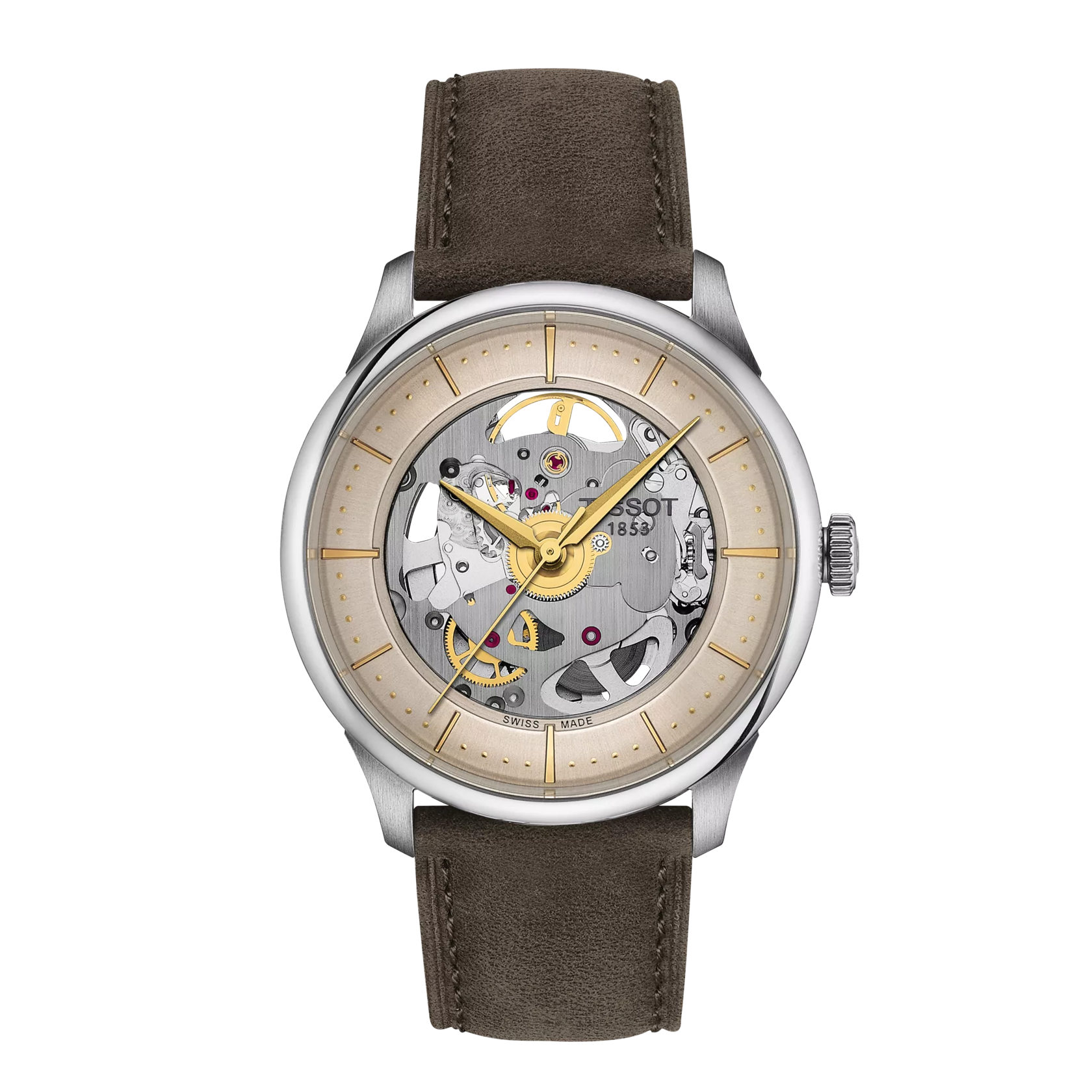 Tissot Chemin Des Tourelles Skeleton 39mm T1398361626100