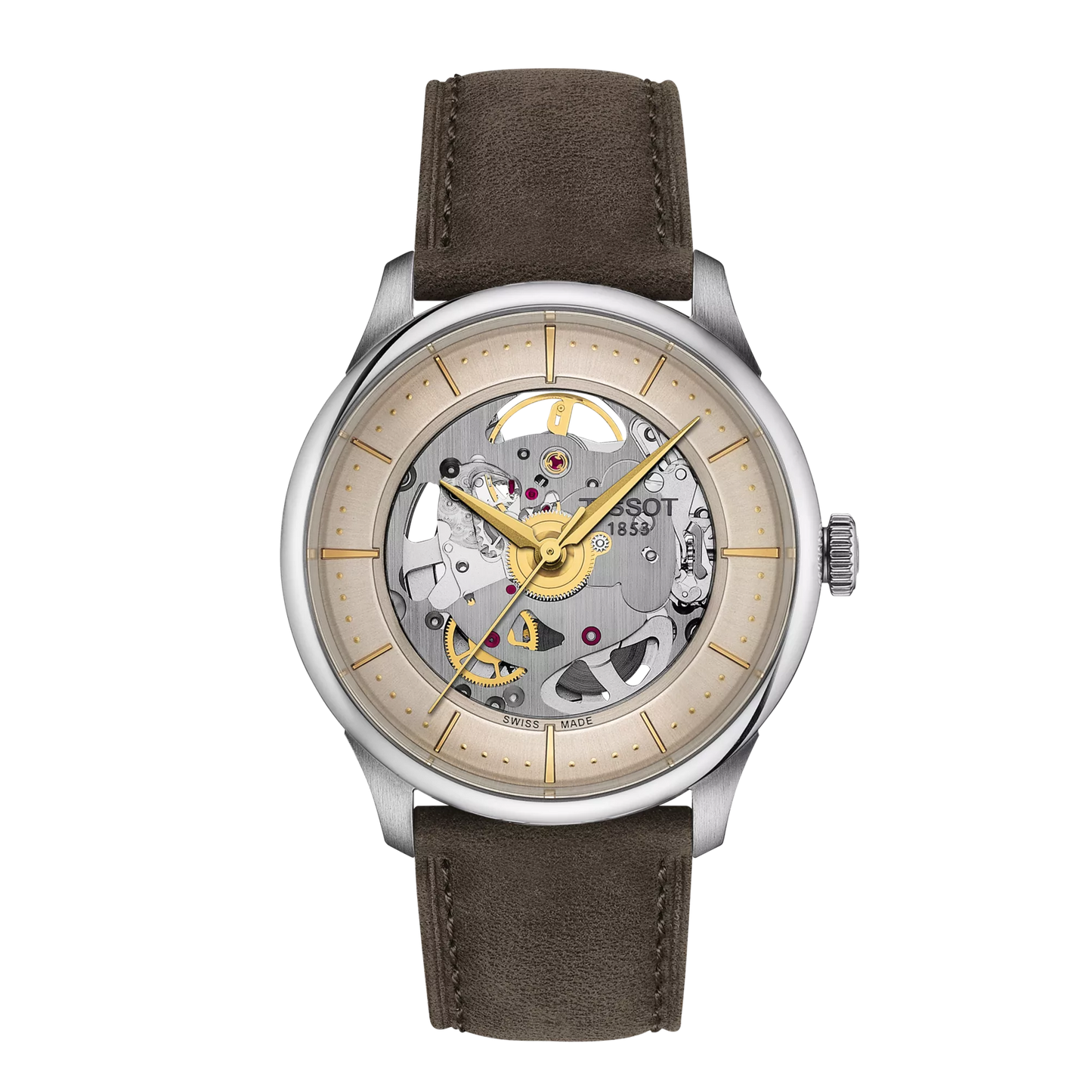 Tissot Chemin Des Tourelles Skeleton 39mm T1398361626100