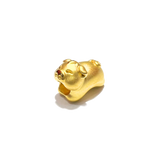 24 Gold Chinese Zodiac Charm (Pig)