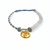 24 Gold Bracelet (Hetian Jade, lucky charm)