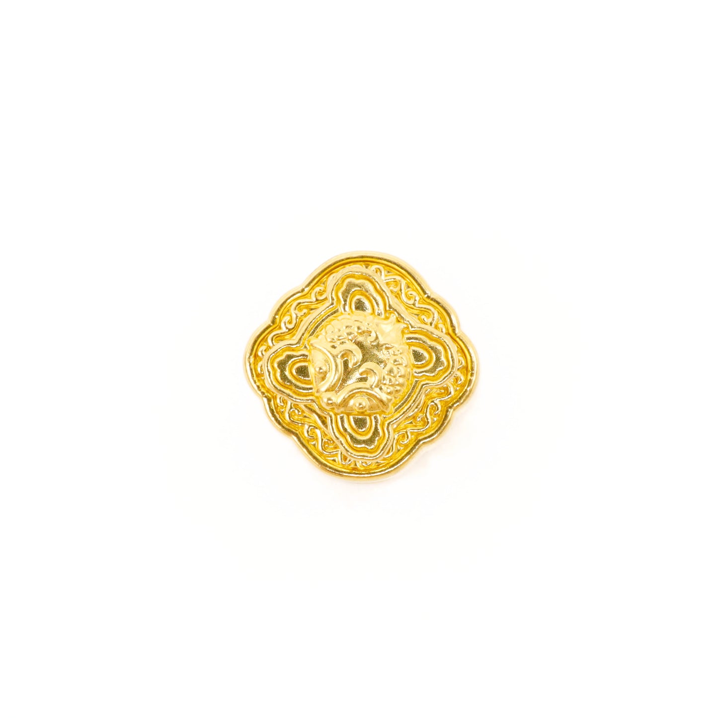 24K Gold Spinning Blessing Charm