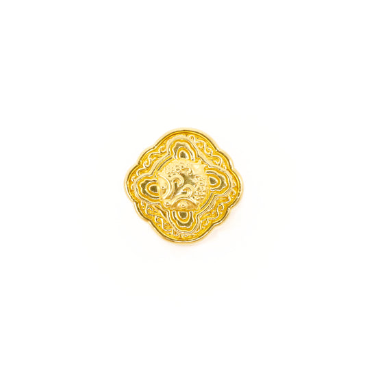 24K Gold Spinning Blessing Charm