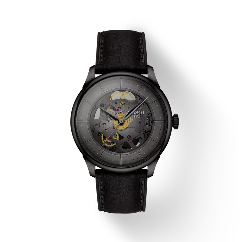 Tissot Chemin Des Tourelles Skeleton 39mm T1398363644100