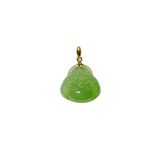 24K Hetian Jade Pendant (Laughing Buddha)